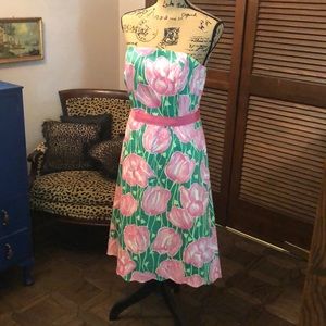 Lilly Pulitzer strapless dress